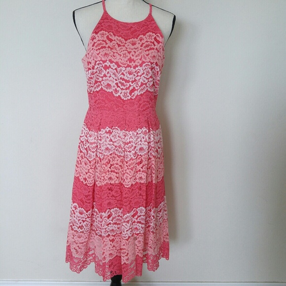 Belle Badgley Mischka Peggy Lace Dress - Picture 1 of 8